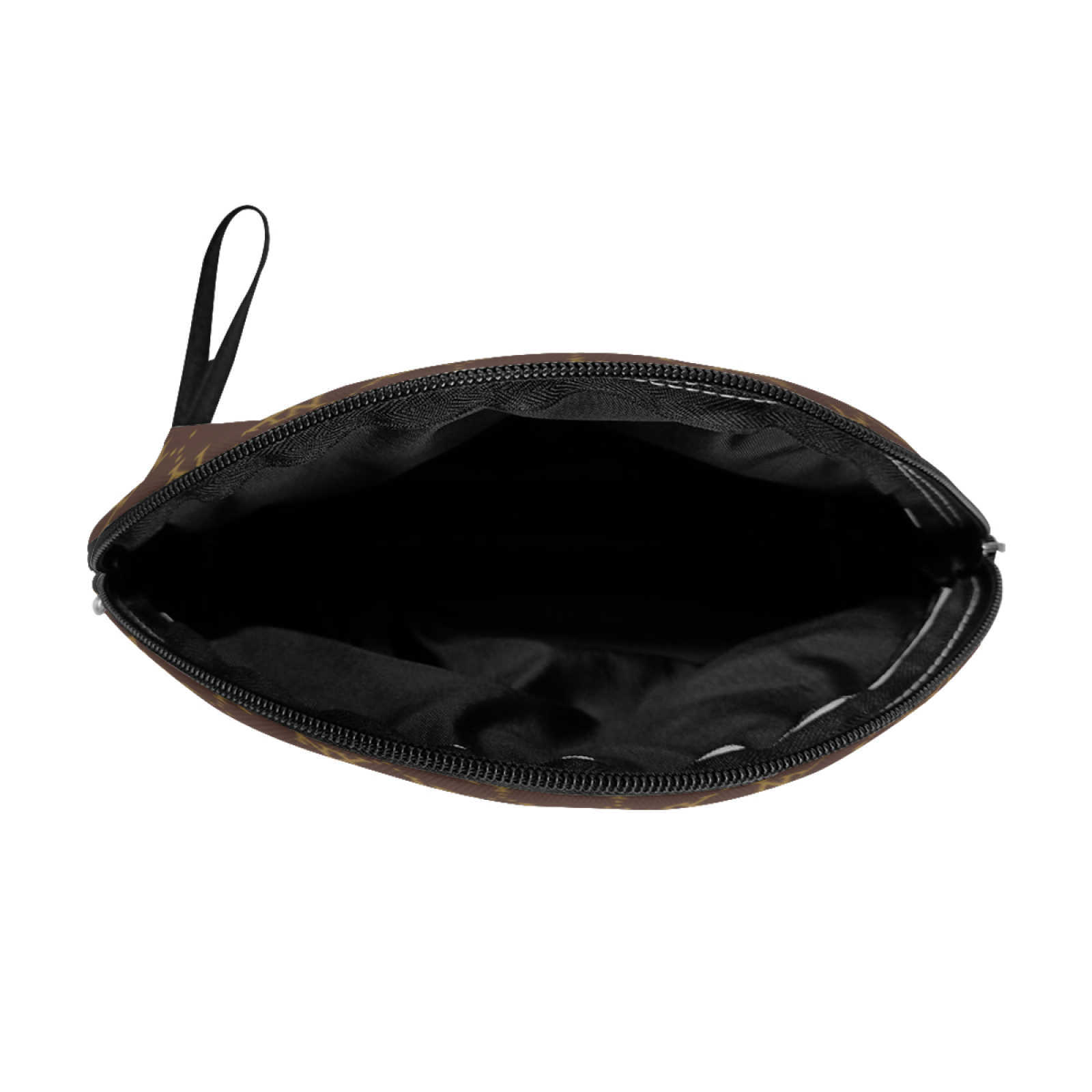 NXY Curved Makeup Bag Fashion Retro Cosmetic Bag Washing Bag Large Capacity Women Travel Cosmetic Pouch Make Up Storage Bags