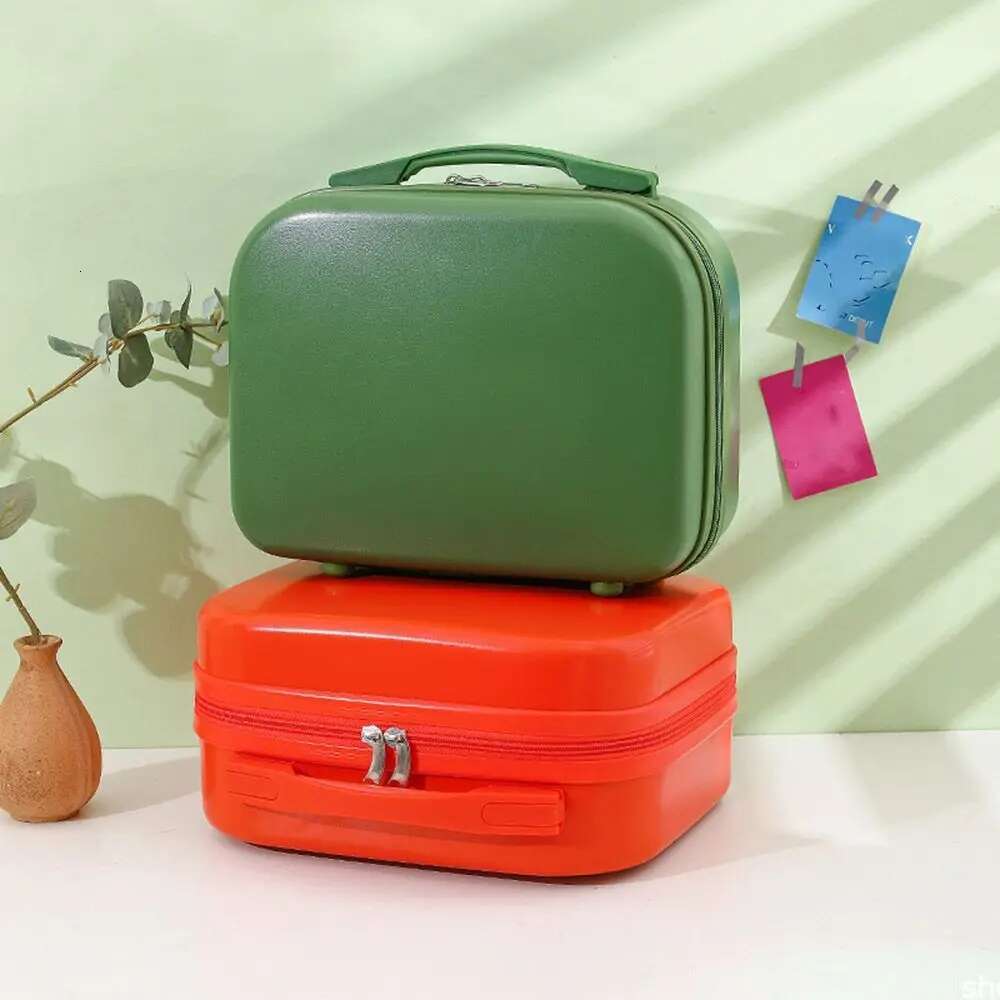 14 Inches Mini Women Carry On Suitcase Short Trip Lage Make Up Travel Bags