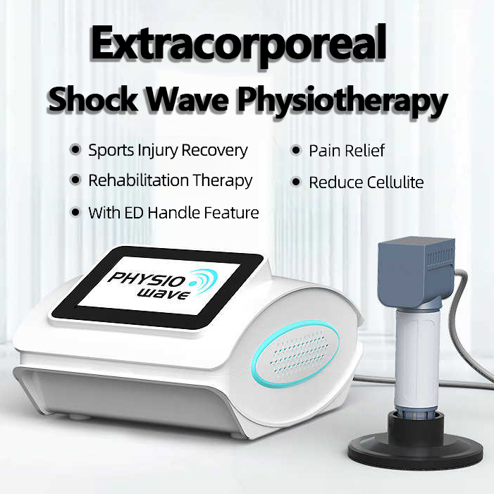 Physiotherapy Body Care Pneumatic ESWT for Pain Relief ED Treatment High-Frequency Physiotherapy Shock Wave Anti-cellulite Massage Machine