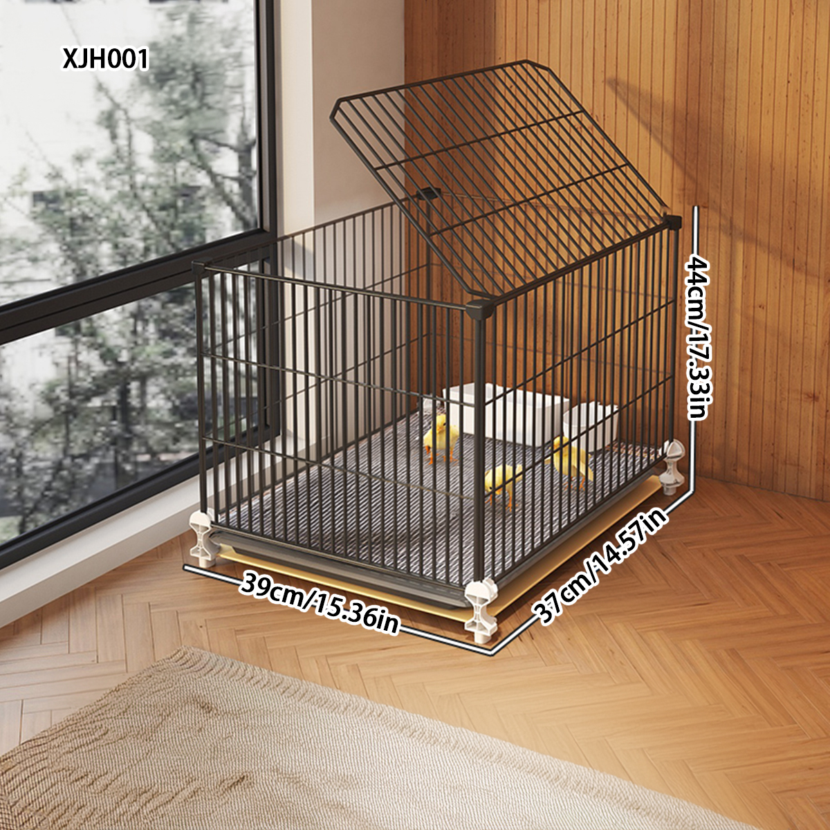 Sturdy Indoor Hen House with Encrypted Design for Small Birds - Spacious Option