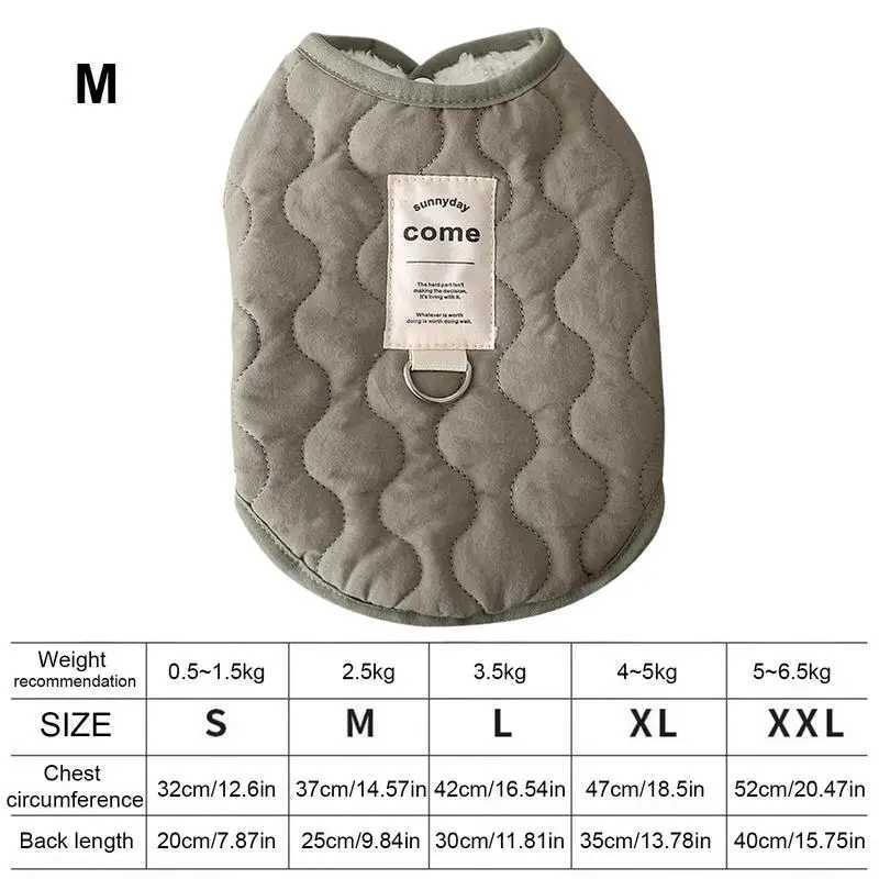 Winter Warm Dog Coat Jacket Windproof Dog Clothes for Small Dogs Padded Clothing Chihuahua Clothes Pet SuppliesXJ250109