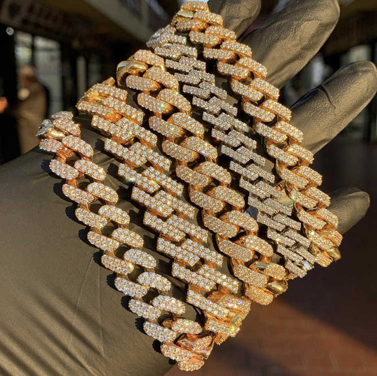 2025Designer necklace XG pass diamond tester Iced out Moissanite cuban chain 925 silver plated gold vvs moissanite chains for men necklaces Jewelry