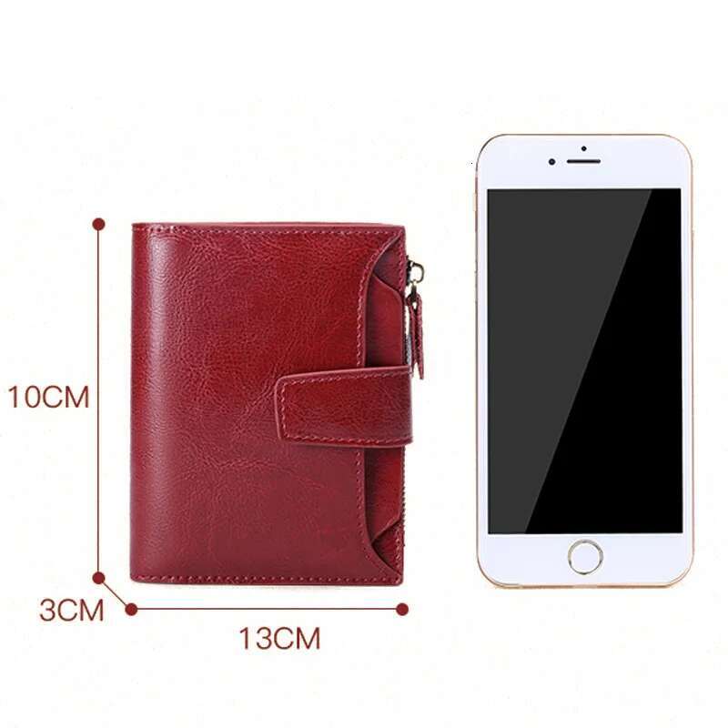 Zency 100% Genuine Leather Women Wallets Small Casual Simple Female Clutch Purse Clip Pocket Card Holder Wallet For Ladies