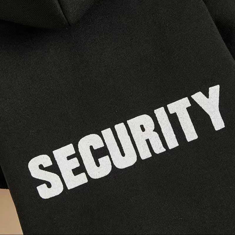 Security Dog Clothes Small Large Dogs Hoodie Coat Chihuahua Dog Sweatshirt French Bulldog Warm Puppy Clothes For Dog XS-9XLXJ250109