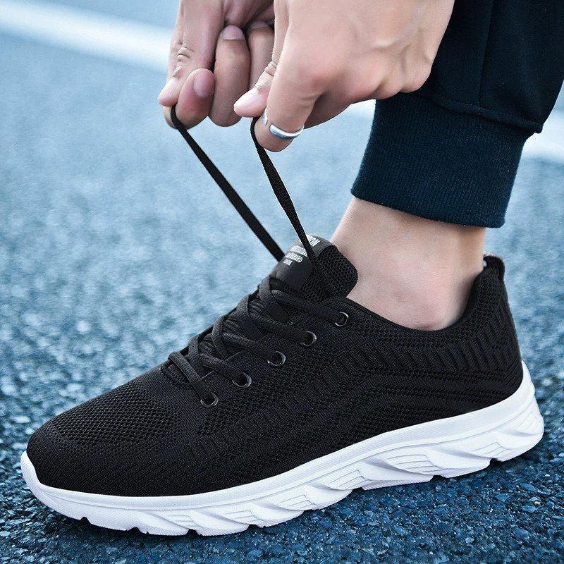 Ddmyoutdoor China Domestic Lace Up Men Casual Mesh Breathable Soft Lightweight Male Walking Sports Shoes Non Slip S Sneakers Outdoor Tennis