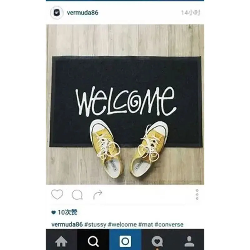 PVC Welcome Mat Replacement Insole Carpet Floor Mat Blanket Kitchen Rug Rugs Door Home Textile Garden 250106