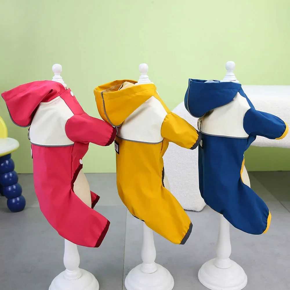 Outdoor Reflective Puppy Pet Rain Coat Waterproof Jacket Breathable Pet Raincoat for Small Dogs Cats Apparel Clothes for DoggiesXJ250109