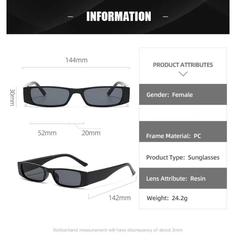 Retro Small Rectangle Sunglasses for Women Men N Square Frame Sun Glasses Vintage n UV400 Shades Eyewear 241228