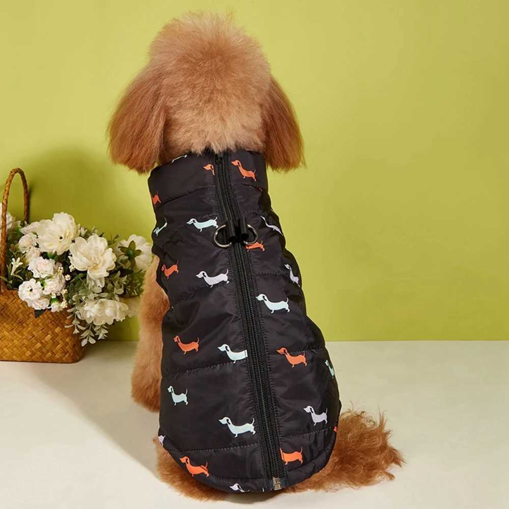 Windproof Dog Clothes For Small Dog Winter Warm Pet Dog Coat Jacket Zipper Clothes Puppy Outfit Vest Yorkie Chihuahua ClothesXJ250109