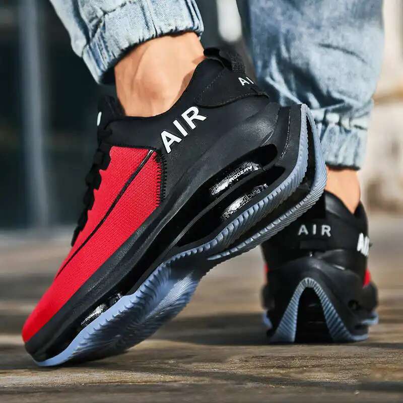 Size 9.5 High Sneakers Trainers Designer For Boy With Rubber Sole Vulcanise Shoes Shose Men's Slip-Ons Black Tennis Flats