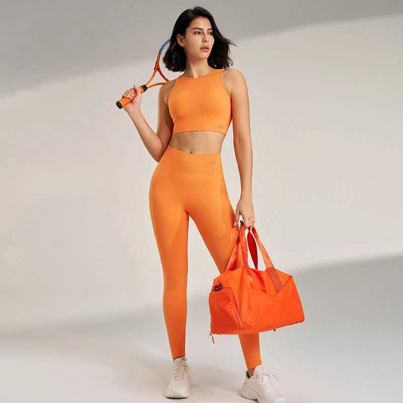 Yoga Clothing Set Womens High Waisted Leggings and Top Two Piece Seamless Fitness Exercise Clothing Fitness Workout UnderwearXJ250109