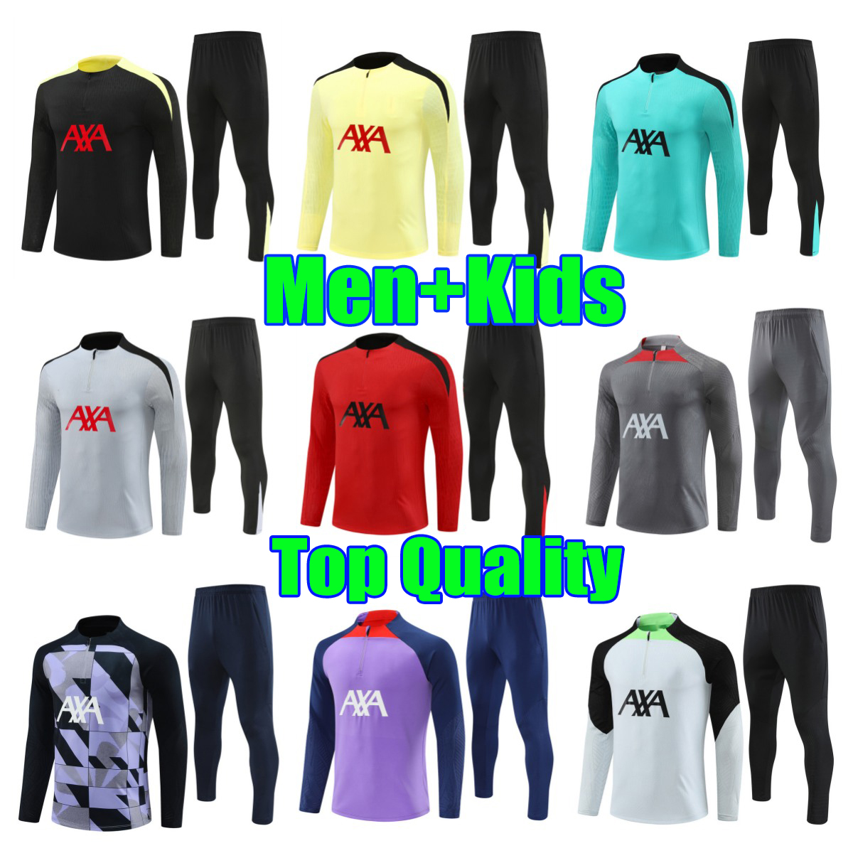 Luis DIaz Soccer Tracksuit DARWIN SZOBOSZLAI Pre match training suit kids 24 25 GAKPO CHIESA SALAH football tracksuits wear Shirt Sportwear Long Sleeve kit Jacket