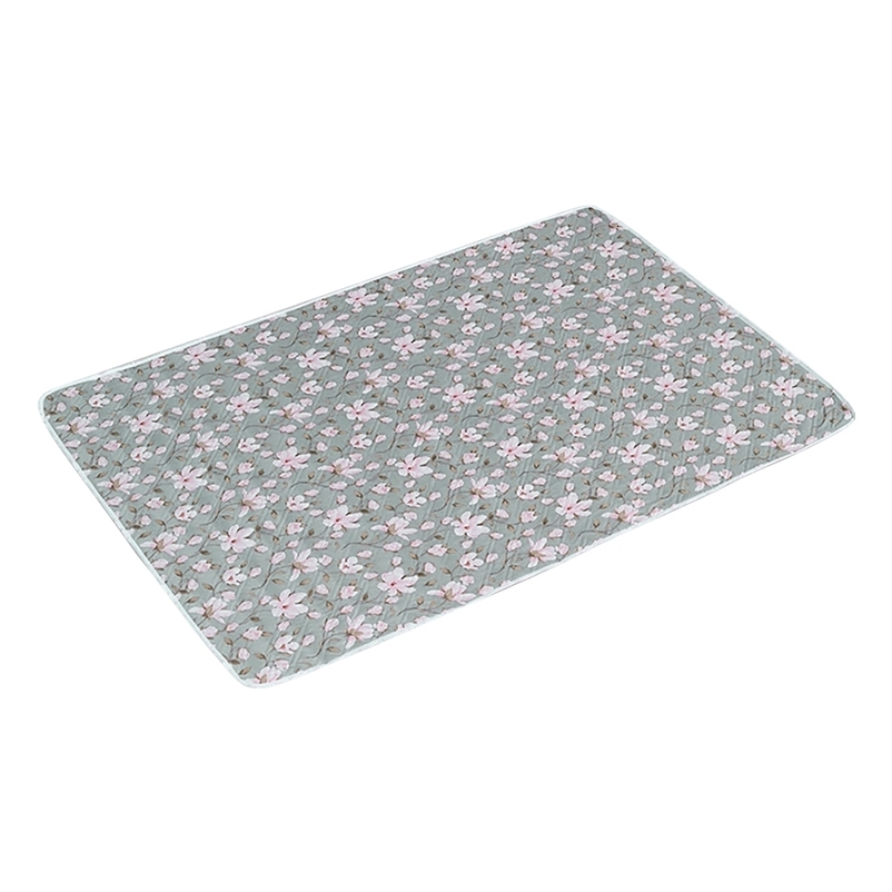 80x120cm 4 Layer Heart Diapering Mat Waterproof Washable Changing Pads for Night and Menstrual Protection Baby Care 250109