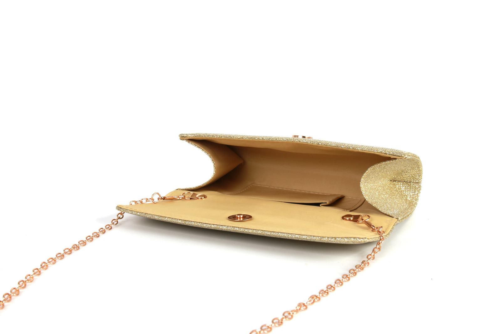 Women Envelope Evening Bag Glitter Ladies Chain Shoulder Bags Shiny Silver Long Purse Female Wedding Party Clutches Mini Handbag 250106