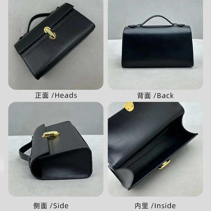 SAVETTE Symmetry Pochette Tote Women Top Handle Bags Genuine Leather Suede Solid Color Simple Handbag Square Bag