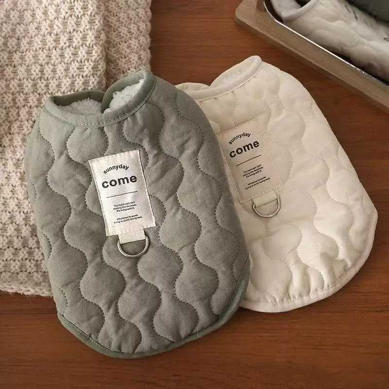 Winter Pet Dog Vest Jacket for Small Medium Dogs Cats Warm Cotton Clothes Puppy Yorkie Chihuahua Coat Maltese Bulldog ApparelXJ250109