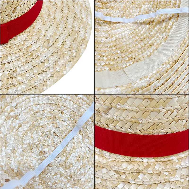 Luffy straw hat one-piece role-playing sun protection hat for parents and children summer sunshine straw hat for men X250109