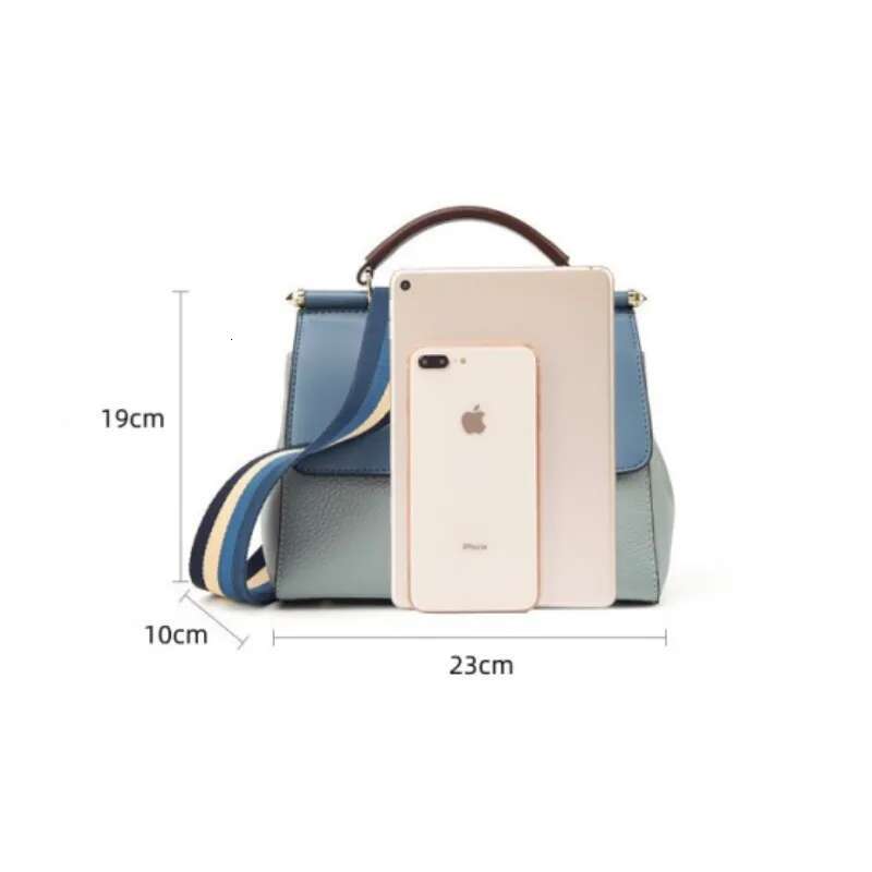 Jamhoo Female Split Leather Crossbody Bags Handbags Girl Simple Office Totes Women Small Commuter Stylish Shoulder Messenger Bag