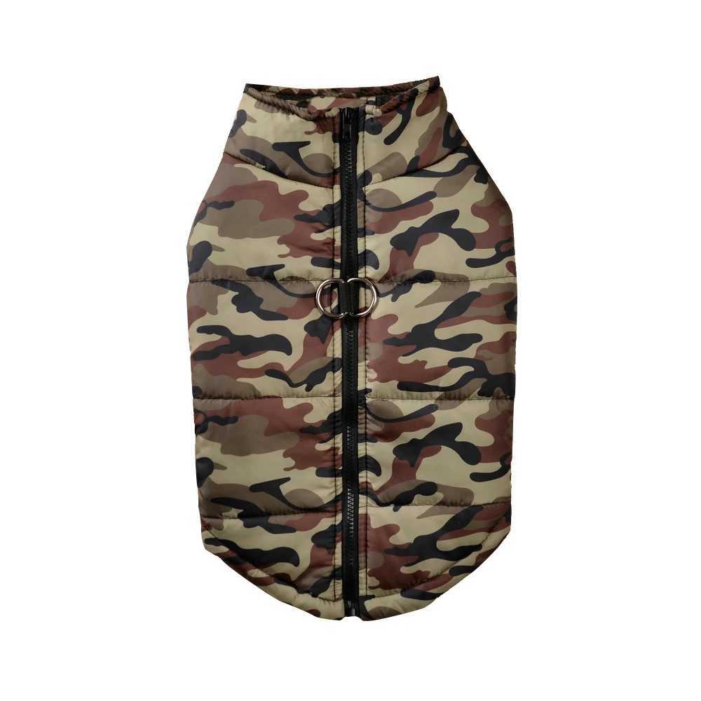 Winter Dog Clothes Coat Waterproof Puppy Cat Jacket For Large Dogs Camouflage Print Warm Windproof Pet Labrodor Apparel CostumeXJ250109