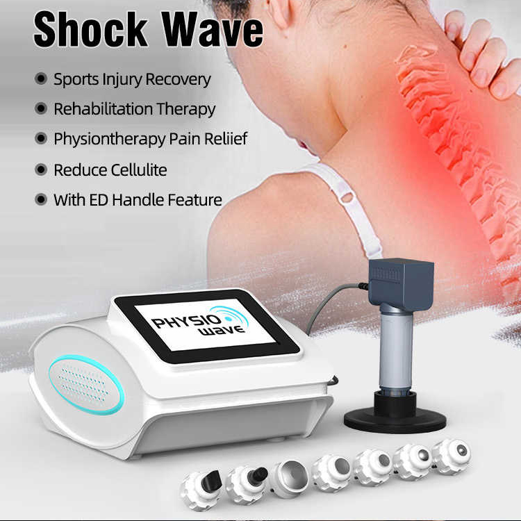 CE Certified Extracorporeal Shockwave Therapy Device for Pain Relief & Athlete's Recovery High Frequency Shock Wave Massage Physiotherapy Device