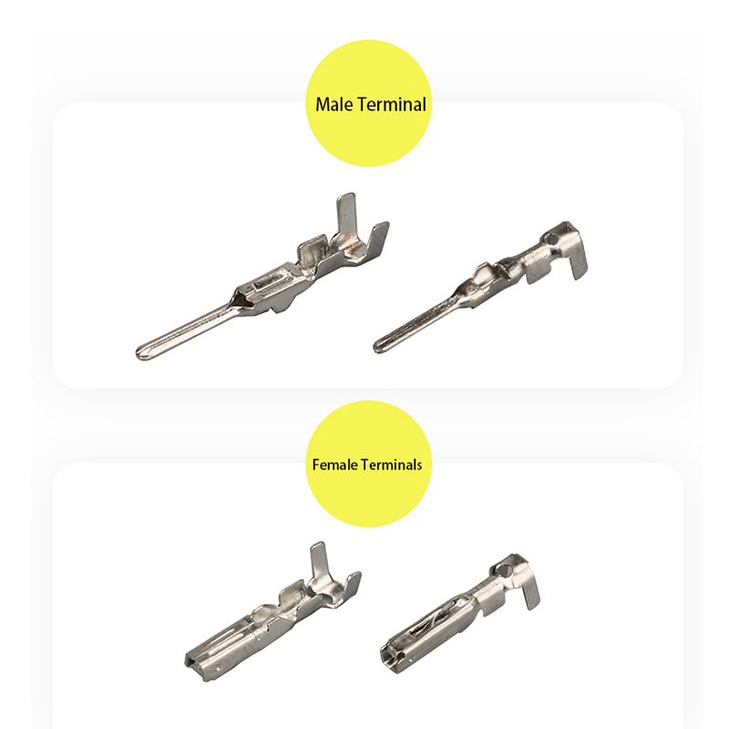 Automotive connector plug 1.5 connector male and female butt plug terminal waterproof and dustproof connector terminal