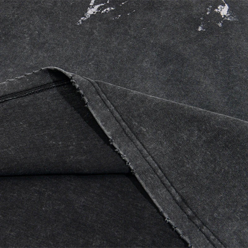 25SS UnderMyCar Vintage Short Sleeve Tshirt High Street Alphabet ed Mens Hip Hop 250106