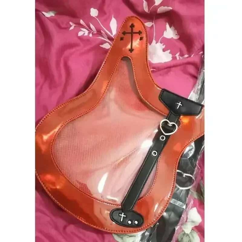 2025 New Trendy Ita Chic Designed Transparent Pu Shoulder Bags For Women Fashion Popular Crossbody Bag Personality Bolsa