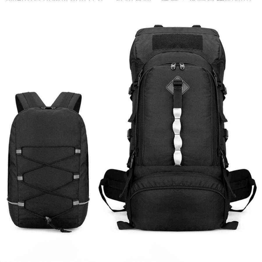 New Hiking Bag Tactical Mother Bag Double Shoulder Bag Backpack Outdoor Sports Daypack Large Capacity Travel Bag 240920