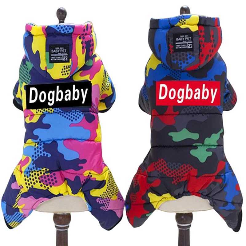 Pet Dog Jumpsuit Thicken Warm Winter Dog Clothes for Small Dogs Cats Chihuahua Jacket Yorkie Shih Tzu Down Coat Poodle OutfitsXJ250109