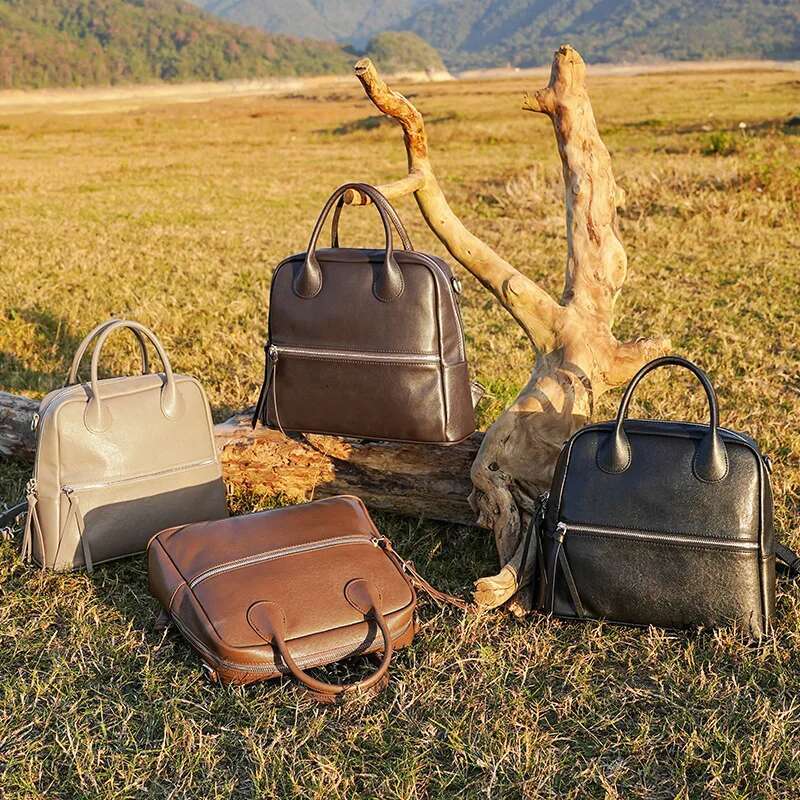 Vegetable Tanned Cowhide Retro Multi-Purpose For Women 2025 New Leather Women's Large Capacity Backpack Shoulder Bag