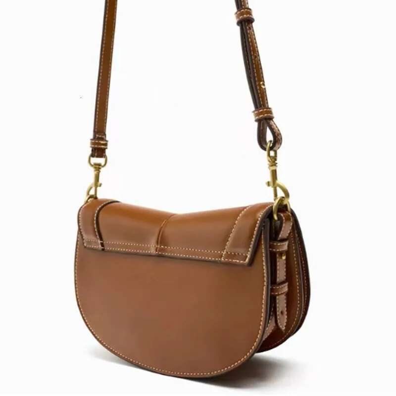 New PU Leather Design Women Saddle High Quality Fashion Crossbody Shoulder Bag
