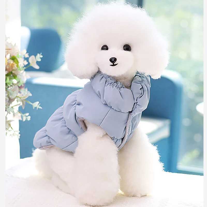 Warm Dog Clothes Vest Soft Cotton Coat Pet Jacket Puppy Chihuahua Poodle Pug Turtleneck Outfit French Bulldog Clothes Cat CoatsXJ250109