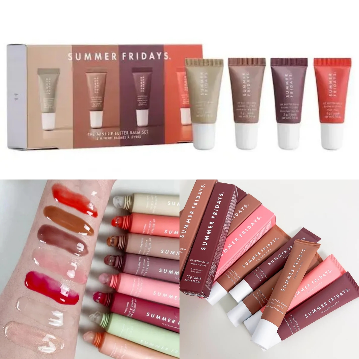 Summer Shipping Free Fridays Lip Butter 15G Balm Liquid 1 Lipstick Moisturizes Smooth Makeup Lips Glaze Lipgloss Oil Jelly Pink Sugar Vanilla Beige 0.