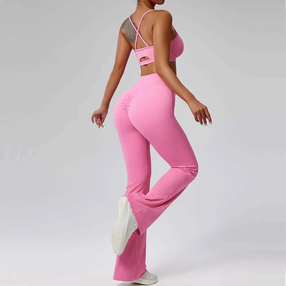 Women Tracksuit 2PCS Yoga Set Workout Clothes Sportswear Gym Clothing High Waist Leggings Fitness Bra Sports Suits Athletic WearXJ250109