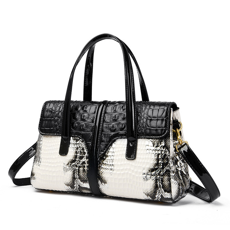 Free Shipping Free Shipping High-quality Designer Women's Shoulder Crocodile Pattern Outdoor Wallet Tote Bag Large Capacity Handbag