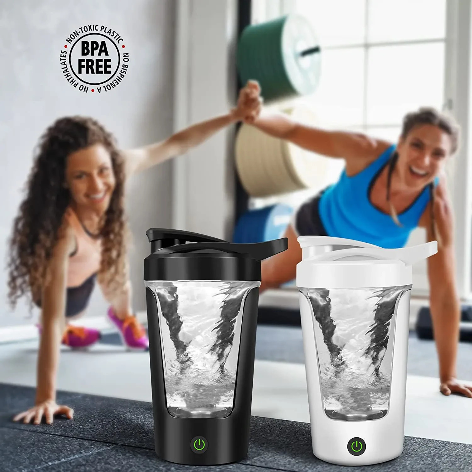 450ml Blenders Cup Electric Mixing Portable Protein Powder Shaker Bottle Mixer For Travel Home Office Kitchen Tools 250107
