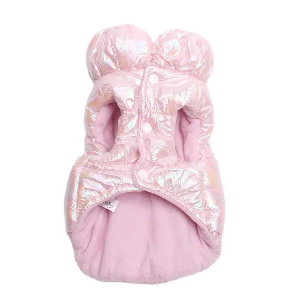 Princess Dogs and Cats Warm Coat Jacket with Big Bow Design Pet Puppy Hoodie Dress Winter Clothing OutfitXJ250109