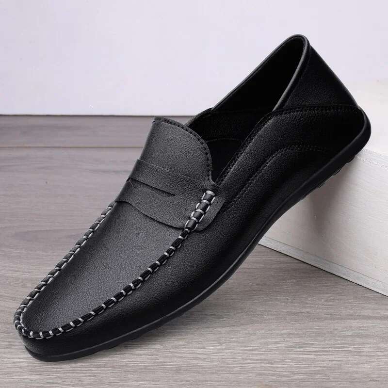 Summer Man Loafers Wedding Dress White Driving Moccasins Footwear Men Casual Split Leather Slip On Lightweight Male Shoes