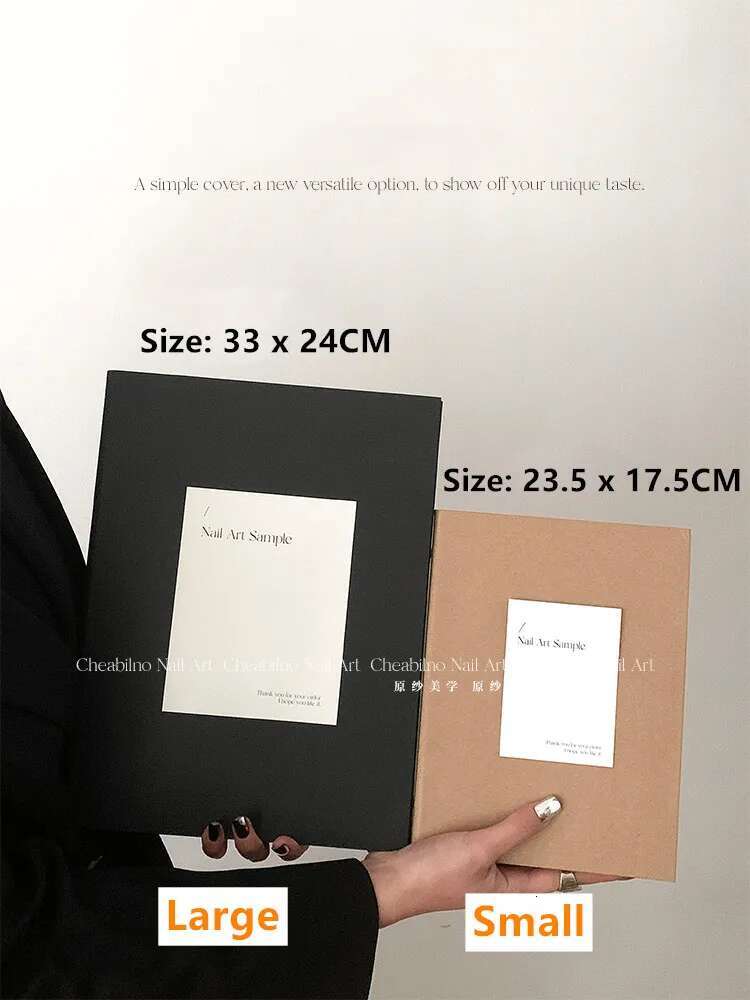 2024 New Nail Art Large Capacity Exhibition Photo Card Clip Display Board DIY Simple Album Storage Book