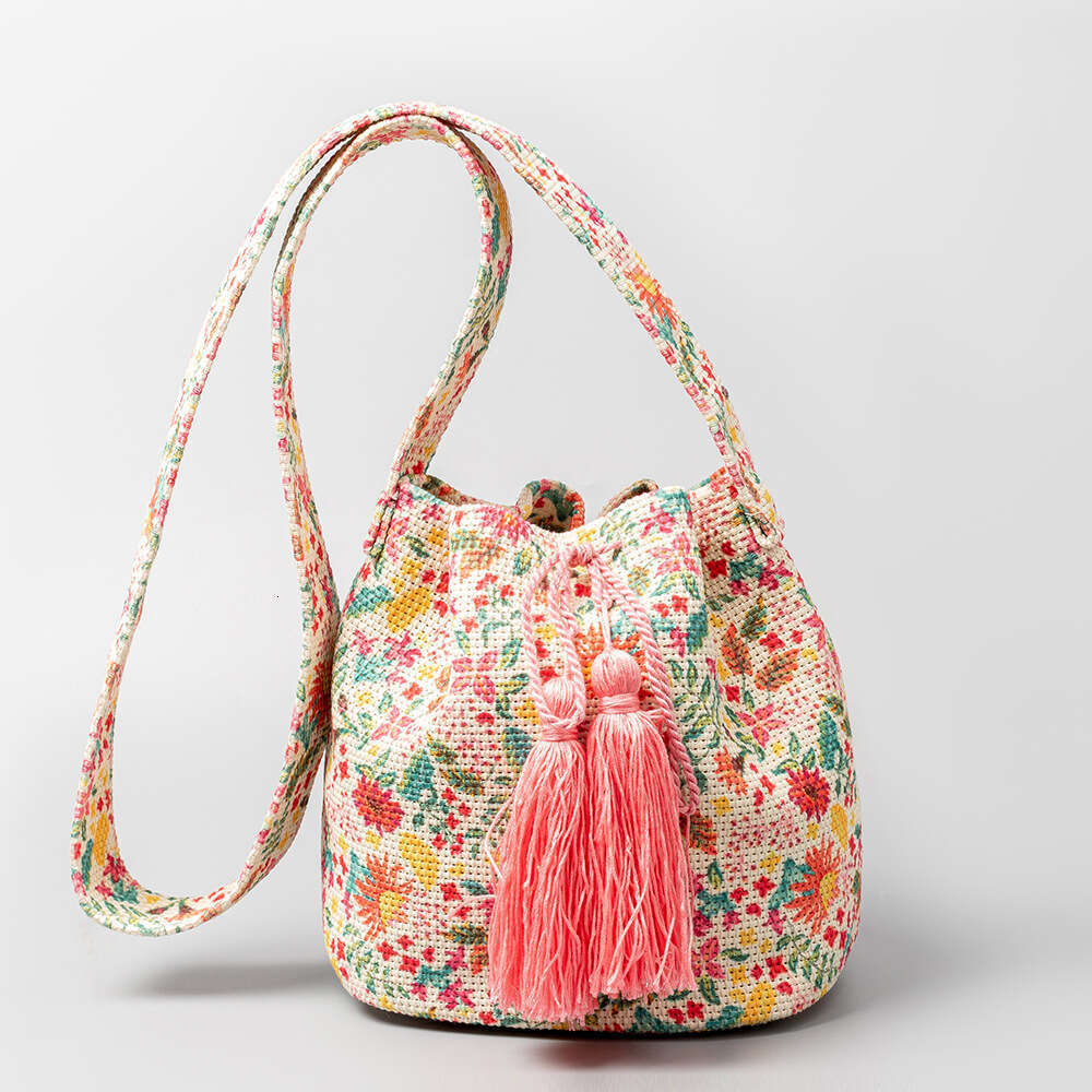 Crossbody Bucket Bohemian Ethnic Style Women's Printed New Canvas Commuter Bags