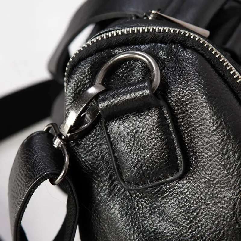 Large Capacity Male PU Leather Travel Casual Lage Bag Multifunction Shoulder Bags Handbag Crossbody Bolsos
