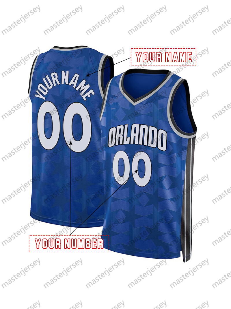 2025 City Edition Basketball Jersey Banchero Wagner Suggs McGrady Hardaway Anthony Black Fultz Carter Custom Jerseys Sweatshirt - Embroidered