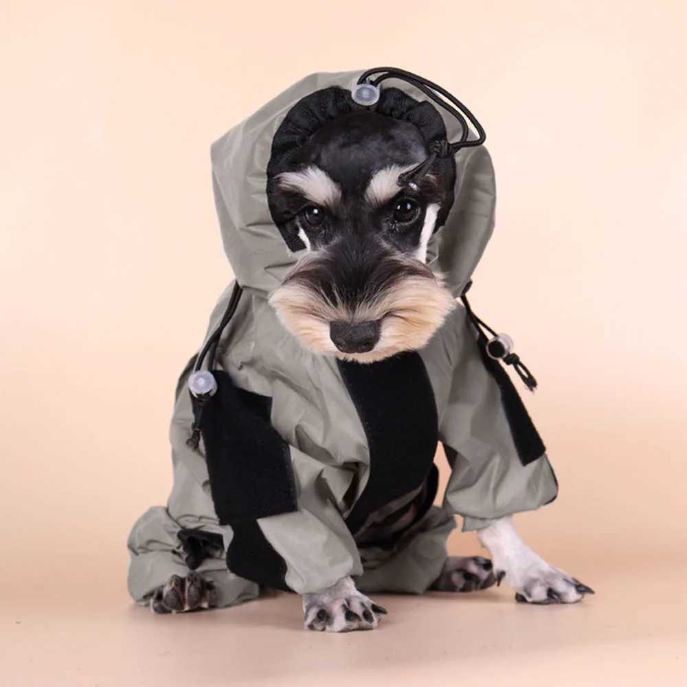 Luxury Designer Dog Raincoat Full Body Reflective Dog Waterproof Coat Overalls for Small Medium Large Dogs Outdoor Pet ProductsXJ250109