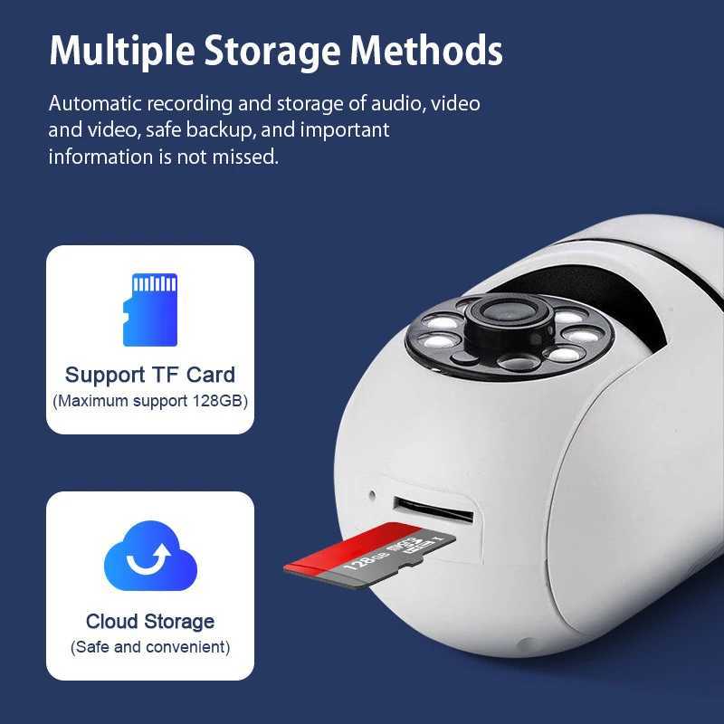 2.4G Wifi E27 bulb monitoring camera indoor 1080P AI human detection camera night vision wireless camera smart home application IP camera X250110