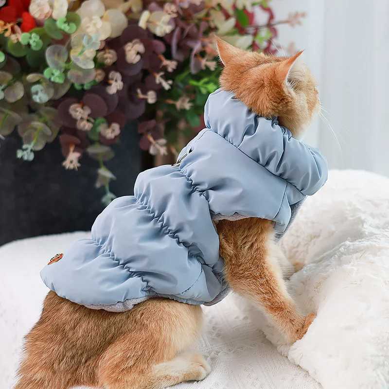 Warm Dog Clothes Vest Soft Cotton Coat Pet Jacket Puppy Chihuahua Poodle Pug Turtleneck Outfit French Bulldog Clothes Cat CoatsXJ250109