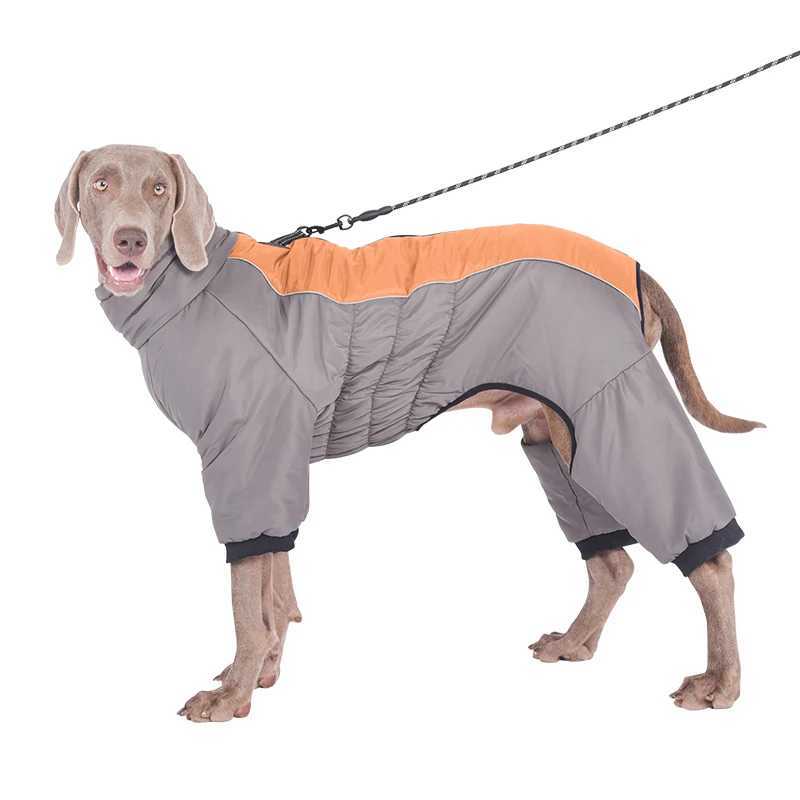 Waterproof Pet Dog Winter Jumpsuit Warm Medium Large Dogs Winter Jacket Clothes Labrador Bulldog Golden Retriever CostumesXJ250109