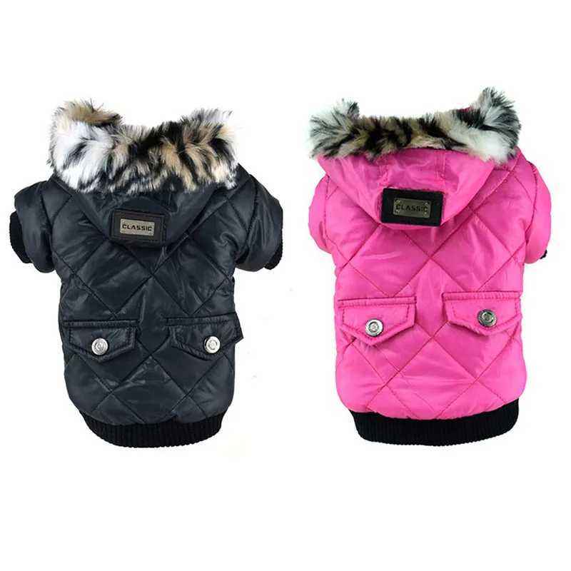 Pet Dog Clothes Waterproof Fabric Dog Coat Thickening Dog Jacket Super Warm Snow Coat Clothing For for Small DogsXJ250109