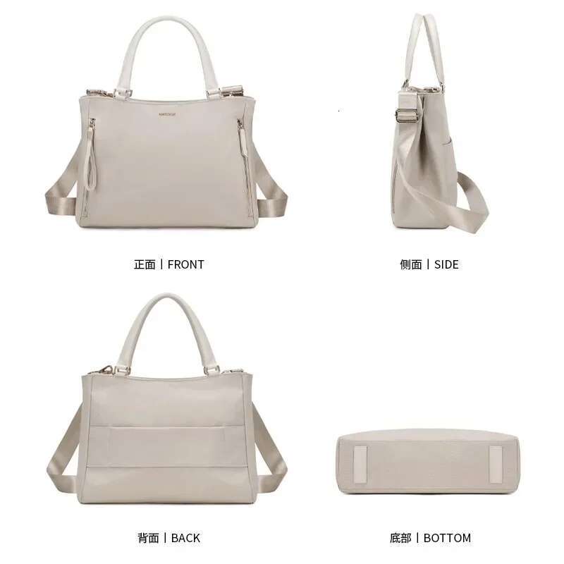 Tote Bag Woman Large Capacity Design With Zipper For Laptop Casual Business University Crossbody Women's Bags Handbags