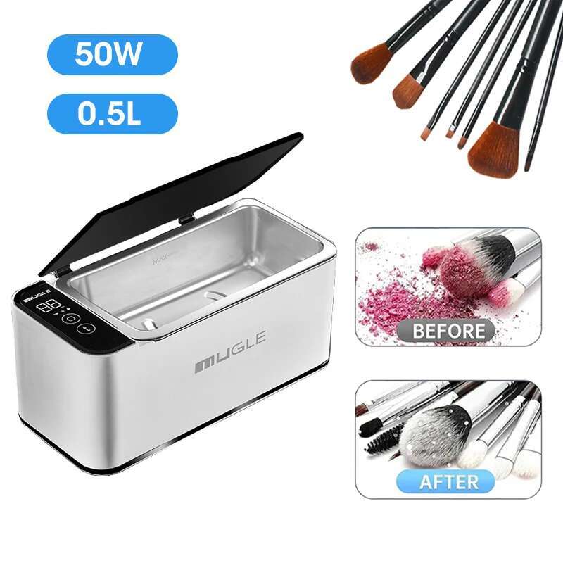 50W Ultrasonic For Cleaner High Frequency Ultrasound Washing Cleanser for Makeup Brushes Tools Cleaning hine