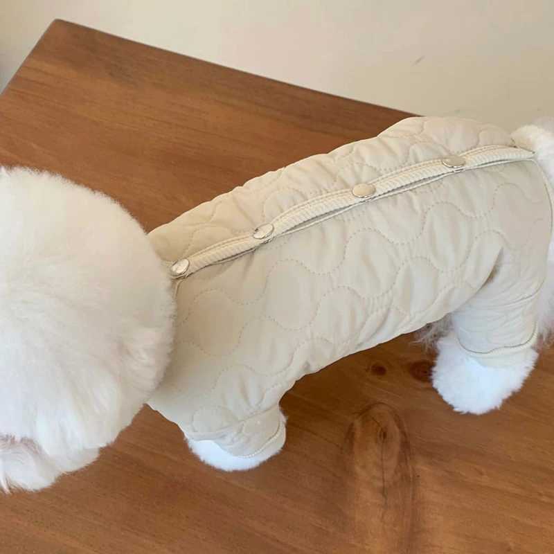 Dog Waterproof Jacket 2024 Dog Winter Jumpsuit Cotton Dog Clothes Thickened Warm Dog Coat Chihuahua Poodle Bichon Pet ClothingXJ250109